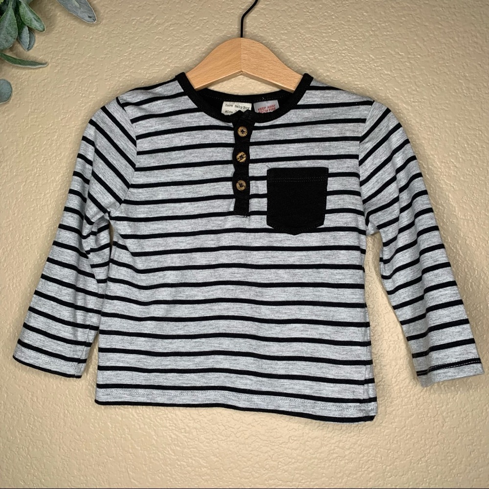 Zara Baby Boy ~ Stripe Long Sleeve